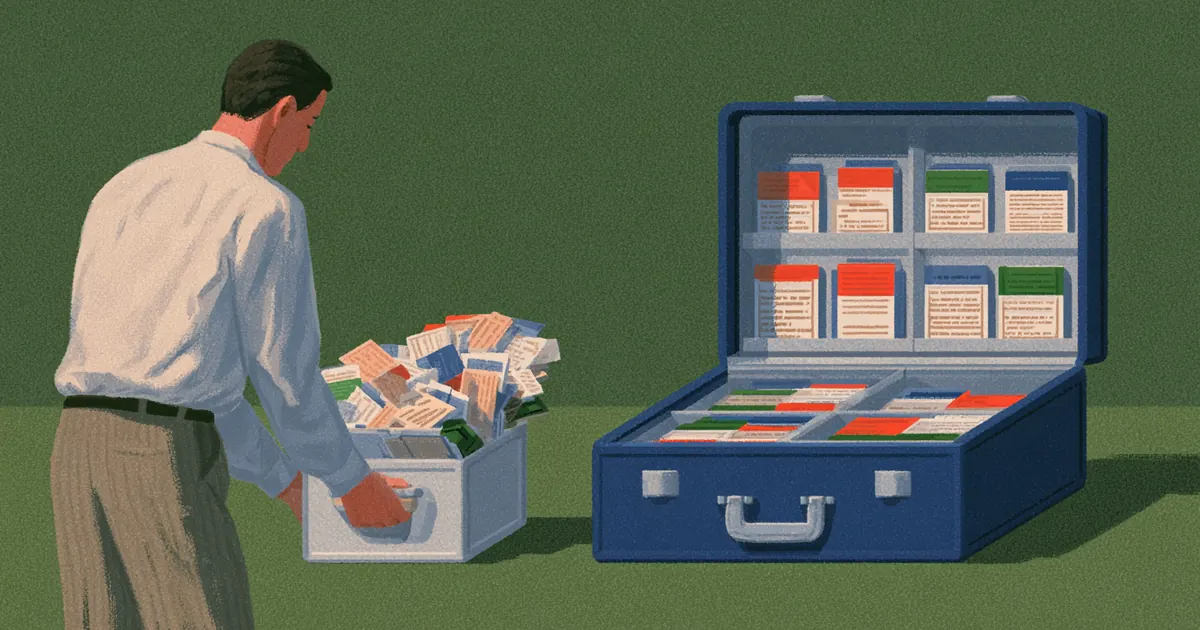 A creator moving loose prompts into an organized Agent Skill case